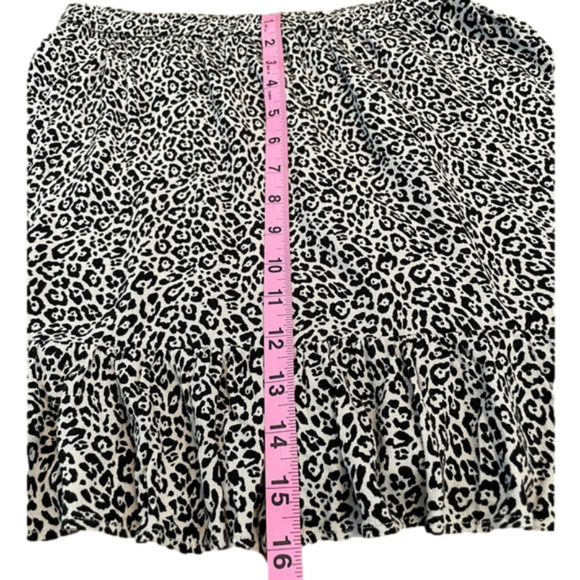Flowy American Eagle Animal Print Mini Skirt - Picture 3 of 4